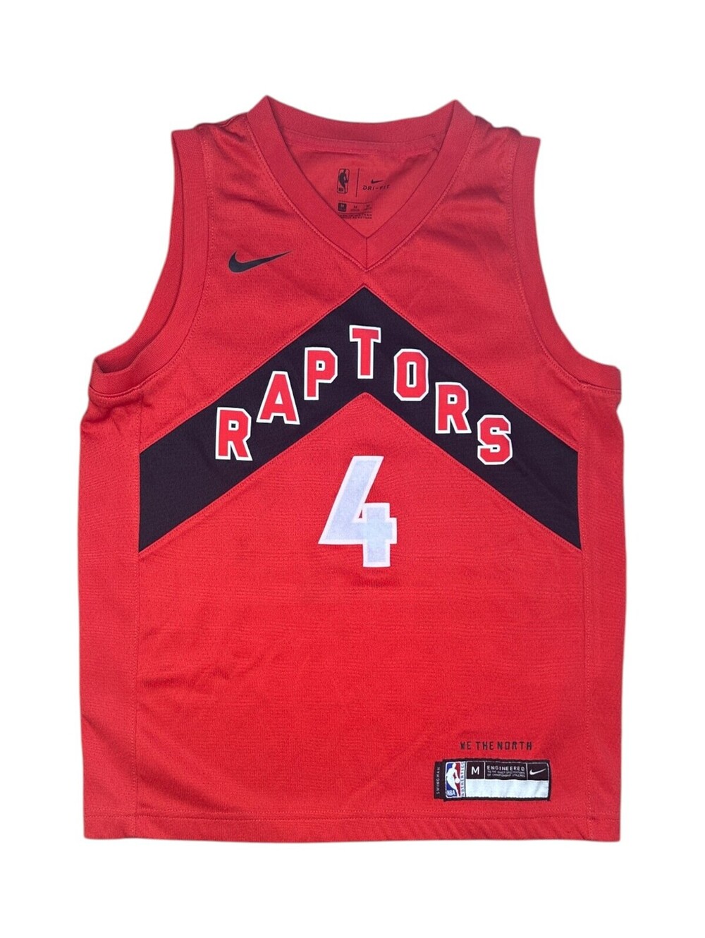 Nike Kid M Toronto Raptors Barnes #4 Red Jersey